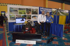 Rich and Paulette Behan, Nordic Plow, have come to five STMA Conferences, and say they love the amount of foot traffic they get at their booth each year.