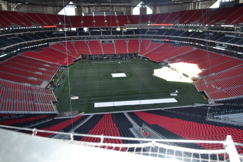 Overview of Mercedes Benz Stadium. (Photo: AT Staff)