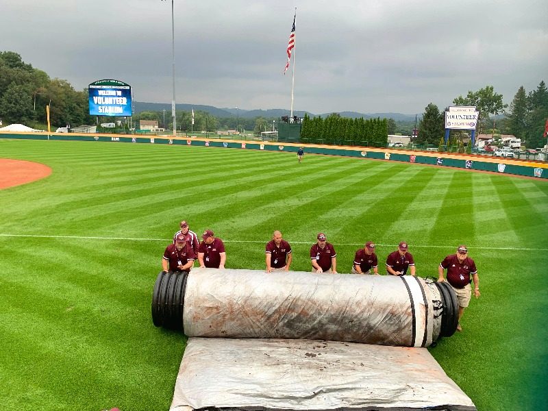 Grounds crew tarp LLWS