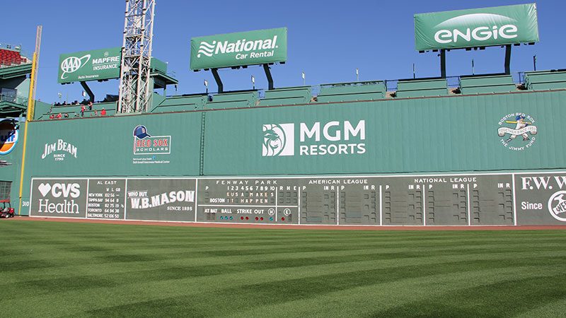 Fenway turf pattern