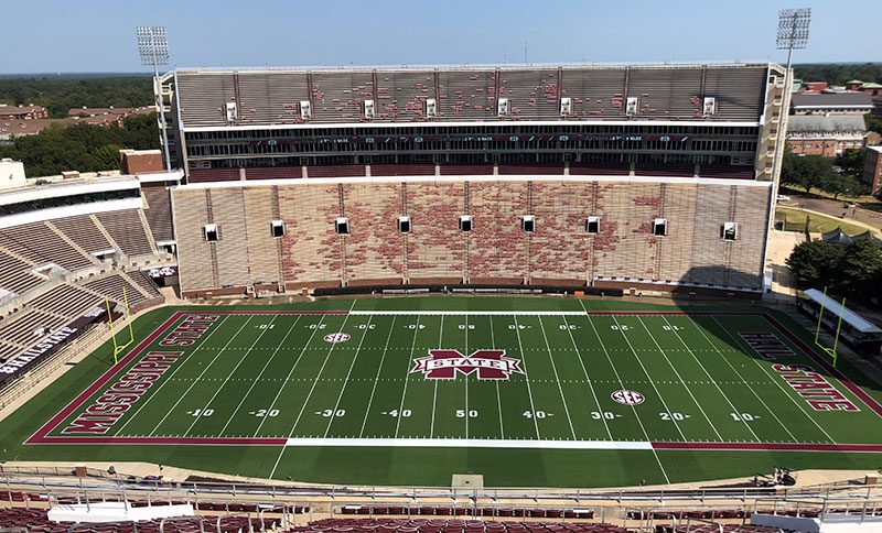 Scott Field, Davis Wade Stadium at Mississippi State University in Starkville, Miss. (Photo: STMA)