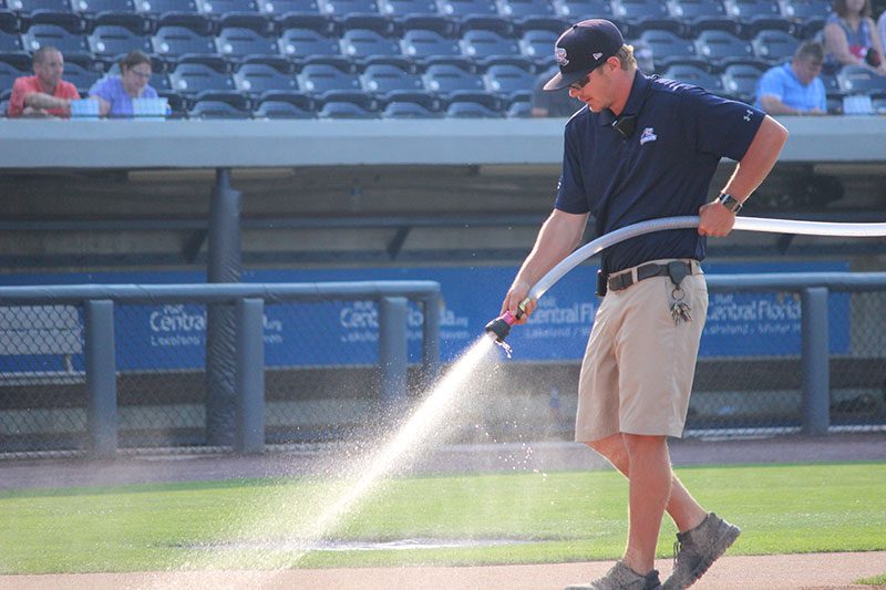 Mitch Hooten, the head groundskeeper of the West Michigan Whitecaps (Photo: West Michigan Whitecaps)