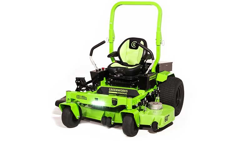 Greenworks recently debuted three zero-turn mowers. (Photo: Greenworks)