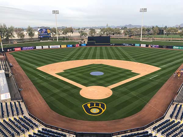 All through 2019, the Brewers' Maryvale complex underwent a $63 million renovation and expansion. (Photo: Matt Ramirez)
