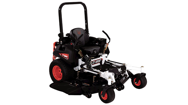 Bobcat's new ZT6100 includes features like the AirFX cutting system, with a deep profile and bullnose design to lift the grass to the blade. It creates a powerful vacuum for a razor-sharp, uniform cut and pristine finish, says Bobcat. (Photo: Bobcat Company)