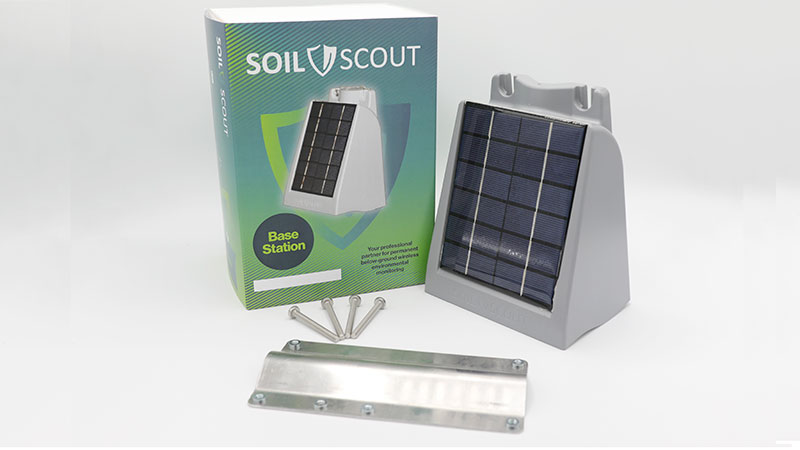 Soil Scout’s new off-grid capable BST200 Base Station. (Photo: Soil Scout)