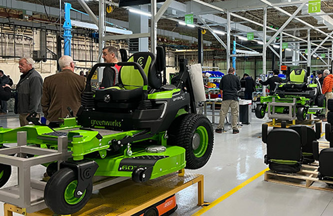 Greenworks new Morristown, Tenn., facility will employ up to 550 by 2025 according to the company. (Photo: AT Staff)