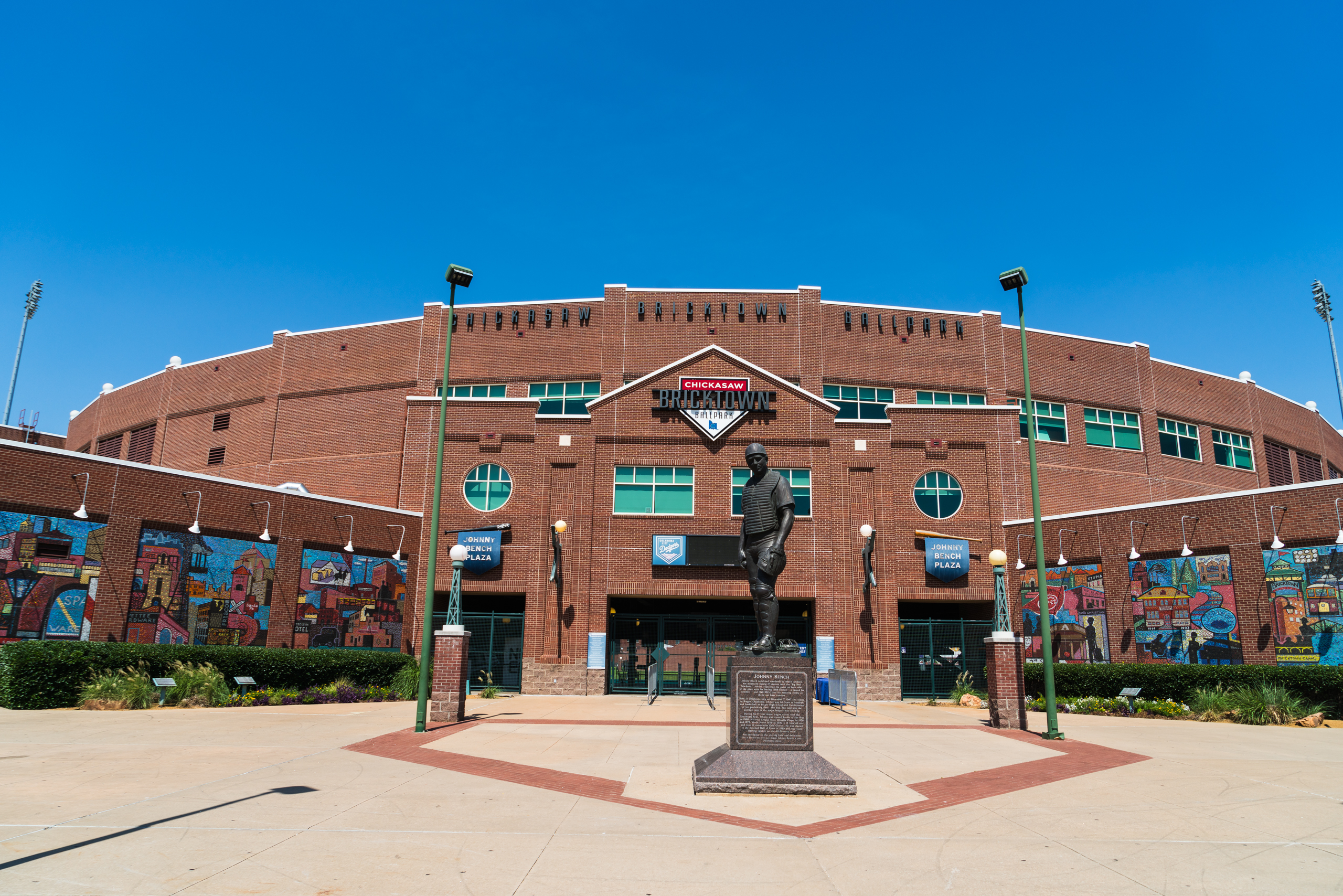 The Main entrance of the Chickasaw Bricktown Ballpark. (Photo: United Turf and Track)