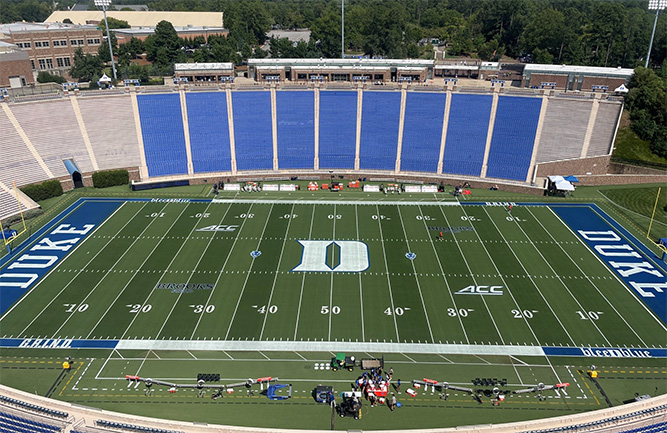 Brooks Field at Wallace Wade Stadium, Duke University (Photo: SFMA)