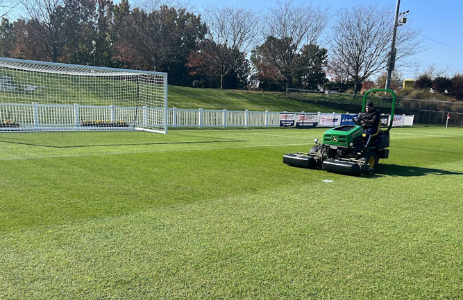 The crew at Maryland Soccerplex uses John Deere equipment exclusively. (Photo: Maryland Soccerplex)