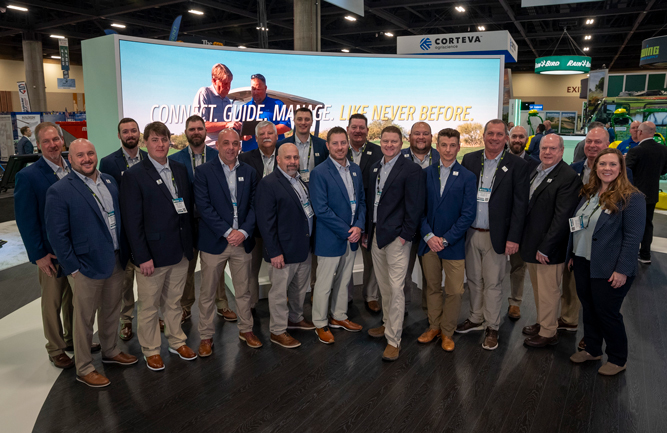 The FInch Turf sales team at the 2024 GCSAA Conference and Trade Show. (Photo: Finch Turf)