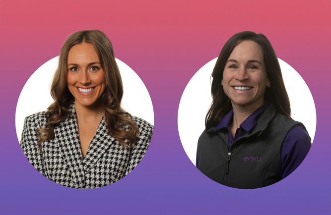 Karlee Kitchel (left) and Lindsay Hoffman Chappell, Ph.D. (Photo: Envu)